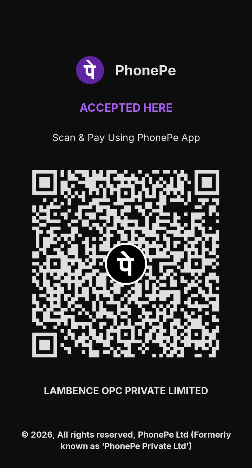 PhonePe QR